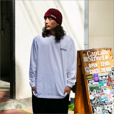 画像4: CAPTAIN STREET CRN Logo L/S Tシャツ WHITE キャプテンストリート
