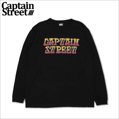 画像1: CAPTAIN STREET GD Logo L/S Tシャツ BLACK キャプテンストリート