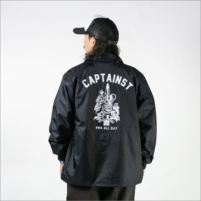 画像3: 【送料無料】CAPTAIN STREET SxT コーチJKT BLACK キャプテンストリート