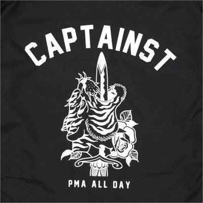 画像5: 【送料無料】CAPTAIN STREET SxT コーチJKT BLACK キャプテンストリート