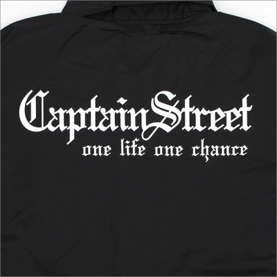 画像5: 【送料無料】CAPTAIN STREET Old English コーチJKT BLACK キャプテンストリート