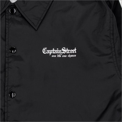 画像6: 【送料無料】CAPTAIN STREET Old English コーチJKT BLACK キャプテンストリート