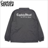 【送料無料】CAPTAIN STREET Old English コーチJKT GRAY キャプテンストリート