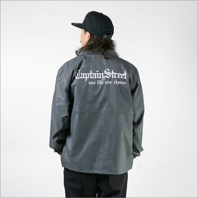画像3: 【送料無料】CAPTAIN STREET Old English コーチJKT GRAY キャプテンストリート