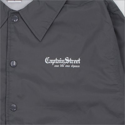 画像5: 【送料無料】CAPTAIN STREET Old English コーチJKT GRAY キャプテンストリート