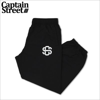 画像1: 【送料無料】CAPTAIN STREET eighty ナイロンパンツ BLACK キャプテンストリート