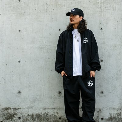 画像3: 【送料無料】CAPTAIN STREET eighty ナイロンパンツ BLACK キャプテンストリート