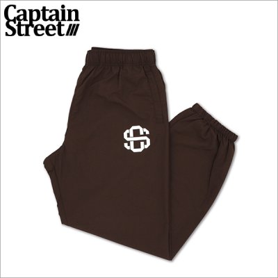 画像1: 【送料無料】CAPTAIN STREET eighty ナイロンパンツ BROWN キャプテンストリート