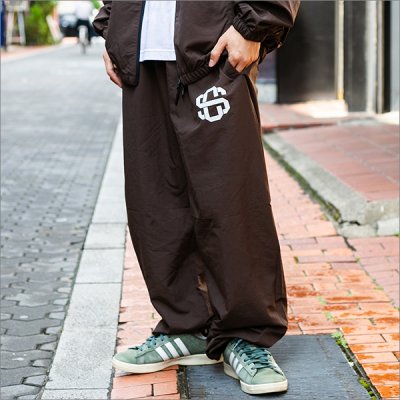 画像2: 【送料無料】CAPTAIN STREET eighty ナイロンパンツ BROWN キャプテンストリート