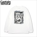CAPTAIN STREET BaG L/S Tシャツ WHITE キャプテンストリート