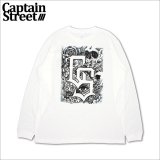 CAPTAIN STREET BaG L/S Tシャツ WHITE キャプテンストリート