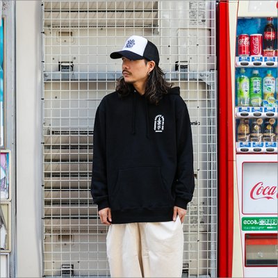 画像4: 【送料無料】CAPTAIN STREET Dagger P/Oパーカー BLACK キャプテンストリート