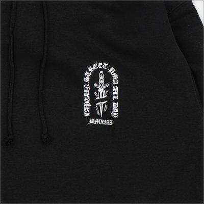画像6: 【送料無料】CAPTAIN STREET Dagger P/Oパーカー BLACK キャプテンストリート