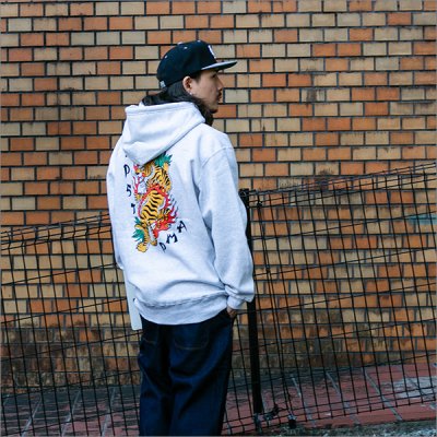 画像3: 【送料無料】CAPTAIN STREET JST P/Oパーカー ASH キャプテンストリート