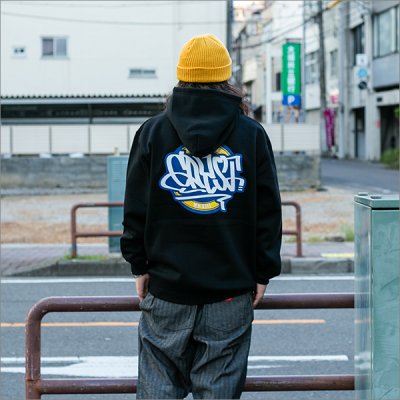 画像4: 【送料無料】CAPTAIN STREET Circle P/Oパーカー BLACK キャプテンストリート