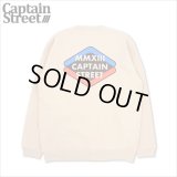 【送料無料】CAPTAIN STREET Rhombus クルーネックスウェット SAND キャプテンストリート