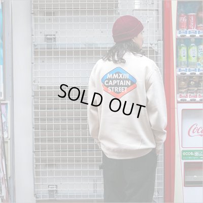 画像4: 【送料無料】CAPTAIN STREET Rhombus クルーネックスウェット SAND キャプテンストリート