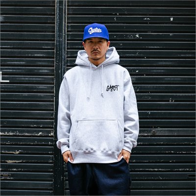 画像2: 【送料無料】CAPTAIN STREET CAPST Logo 刺繍P/Oパーカー ASH キャプテンストリート