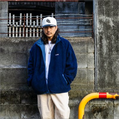 画像3: 【送料無料】CAPTAIN STREET CS/O.L.O.C リバーシブルJKT NAVY キャプテンストリート