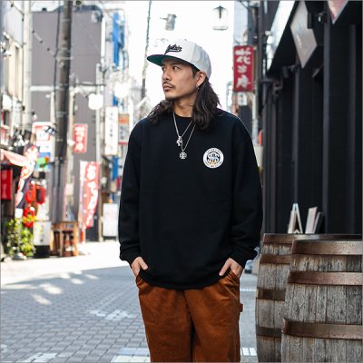 画像4: 【送料無料】CAPTAIN STREET Flame eighty クルーネックスウェット BLACK キャプテンストリート