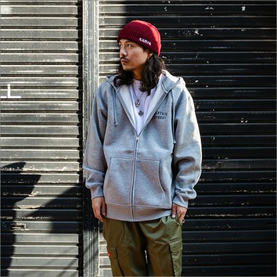 画像3: 【送料無料】CAPTAIN STREET FO ZIPパーカー GRAY キャプテンストリート
