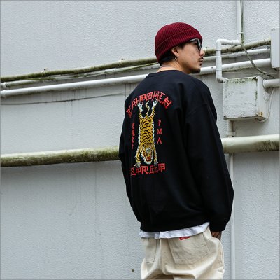 画像3: 【送料無料】CAPTAIN STREET Tiger クルーネックスウェット BLACK キャプテンストリート