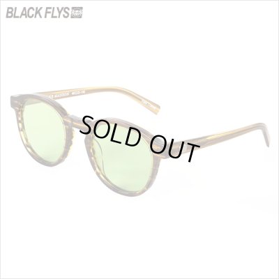 画像1: 【送料無料】BLACK FLYS ブラックフライズ FLY MADISON BROWN STRIPE/LIGHT GREEN