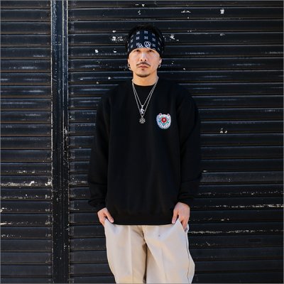 画像4: 【送料無料】CAPTAIN STREET Horse クルーネックスウェット BLACK キャプテンストリート