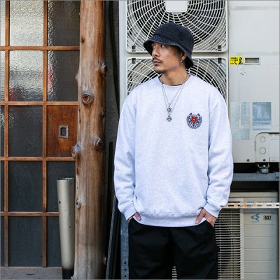 画像4: 【送料無料】CAPTAIN STREET Horse クルーネックスウェット ASH キャプテンストリート