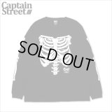CAPTAIN STREET Bone L/S Tシャツ BLACK キャプテンストリート