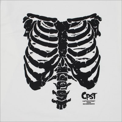 画像4: CAPTAIN STREET Bone L/S Tシャツ WHITE キャプテンストリート