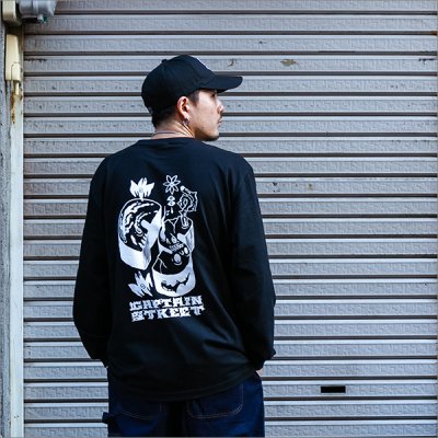 画像3: CAPTAIN STREET MAD L/S Tシャツ BLACK キャプテンストリート