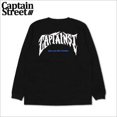 画像1: CAPTAIN STREET ags L/S Tシャツ BLACK キャプテンストリート