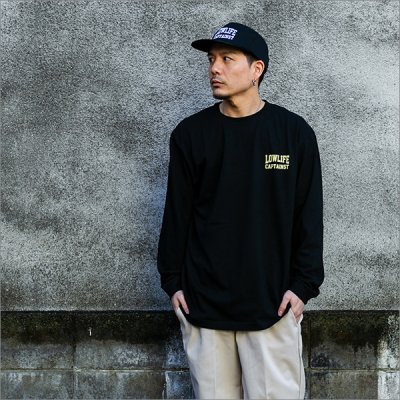 画像4: CAPTAIN STREET LOW LIFE L/S Tシャツ BLACK キャプテンストリート