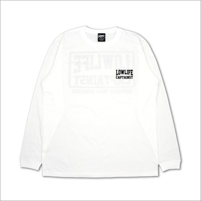 画像2: CAPTAIN STREET LOW LIFE L/S Tシャツ WHITE キャプテンストリート