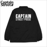 【送料無料】CAPTAIN STREET Dirt コーチJKT BLACK キャプテンストリート