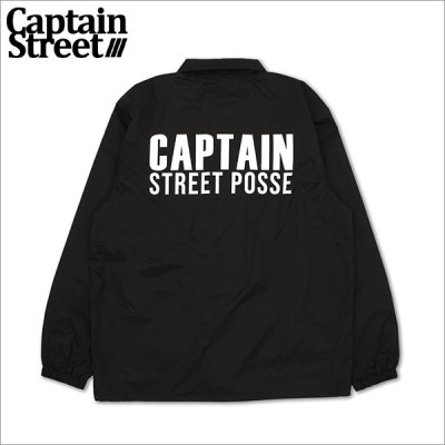 画像1: 【送料無料】CAPTAIN STREET Dirt コーチJKT BLACK キャプテンストリート