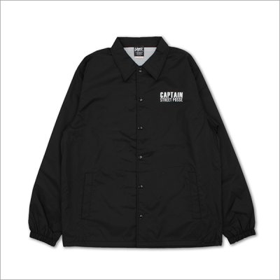 画像2: 【送料無料】CAPTAIN STREET Dirt コーチJKT BLACK キャプテンストリート