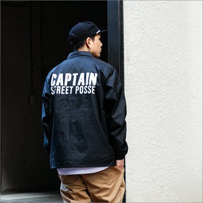 画像3: 【送料無料】CAPTAIN STREET Dirt コーチJKT BLACK キャプテンストリート
