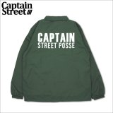 【送料無料】CAPTAIN STREET Dirt コーチJKT GREEN キャプテンストリート