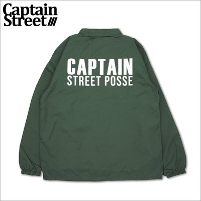 画像1: 【送料無料】CAPTAIN STREET Dirt コーチJKT GREEN キャプテンストリート