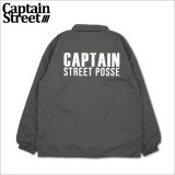 【送料無料】CAPTAIN STREET Dirt コーチJKT GRAY キャプテンストリート