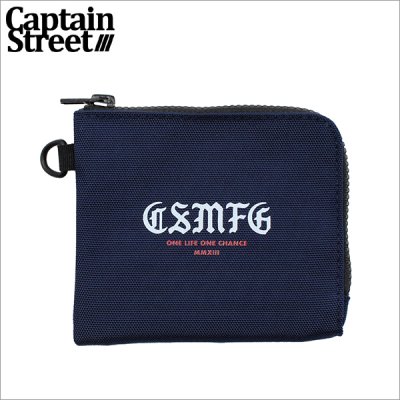 画像1: CAPTAIN STREET CSMFG コインケース NAVY キャプテンストリート