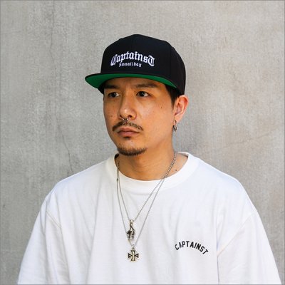 画像2: CAPTAIN STREET CRN Logo スナップバックキャップ BLACK キャプテンストリート