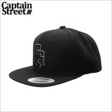 CAPTAIN STREET BaG スナップバックキャップ BLACK キャプテンストリート