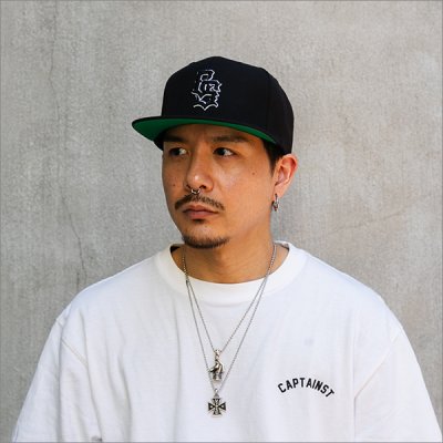 画像2: CAPTAIN STREET BaG スナップバックキャップ BLACK キャプテンストリート