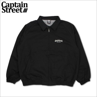 画像1: 【送料無料】CAPTAIN STREET CRN Logo JKT BLACK キャプテンストリート