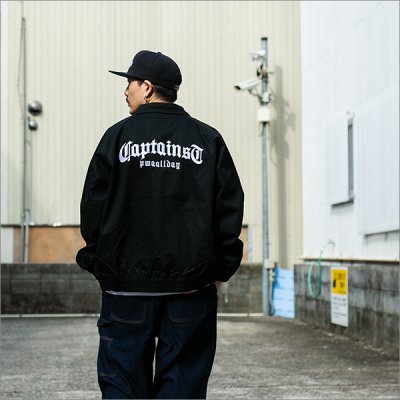 画像4: 【送料無料】CAPTAIN STREET CRN Logo JKT BLACK キャプテンストリート