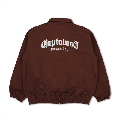 画像2: 【送料無料】CAPTAIN STREET CRN Logo JKT BROWN キャプテンストリート