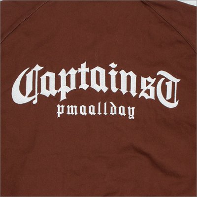 画像7: 【送料無料】CAPTAIN STREET CRN Logo JKT BROWN キャプテンストリート